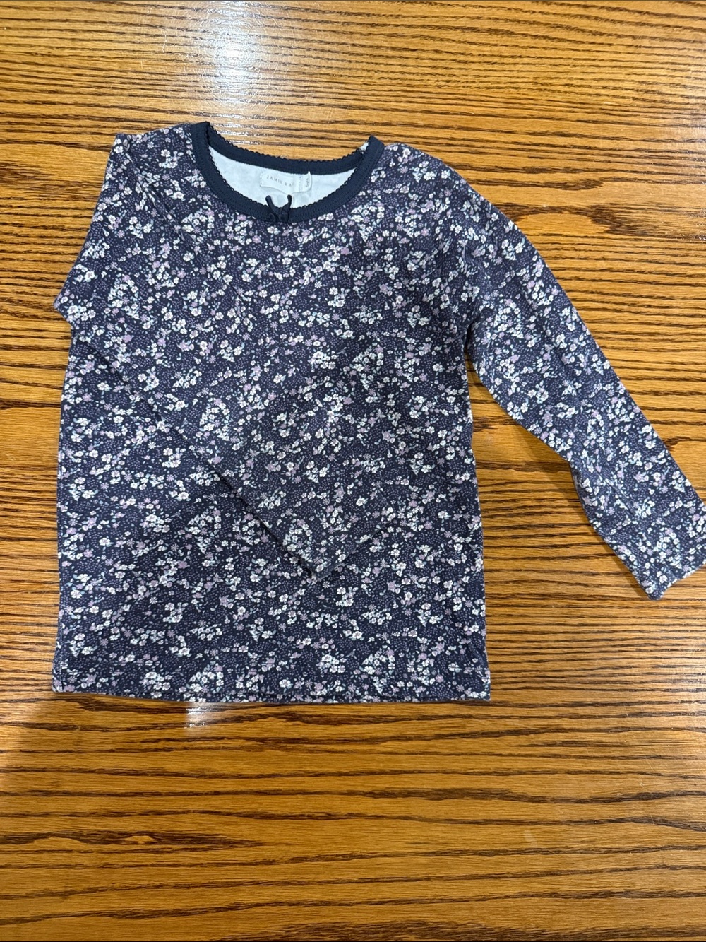 Jamie Kay Navy Floral Long Sleeve Tee